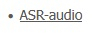    ASR-audio 